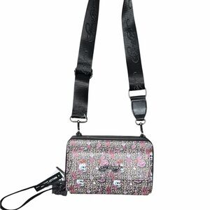 Ed Hardy Pink and Black Crossbody Bag